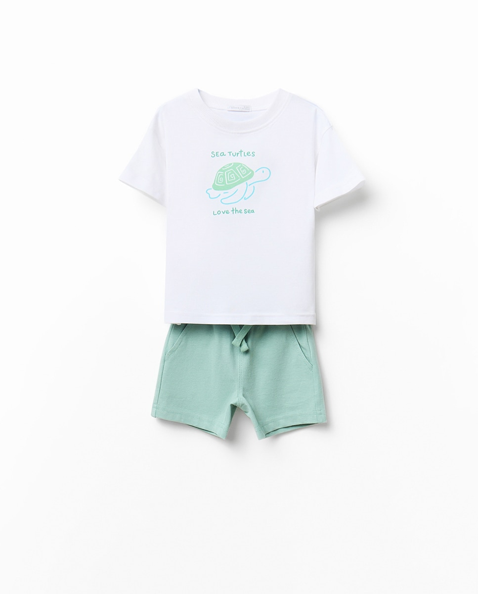 Imagem 0 de Conjunto com Estampado de Tartaruga