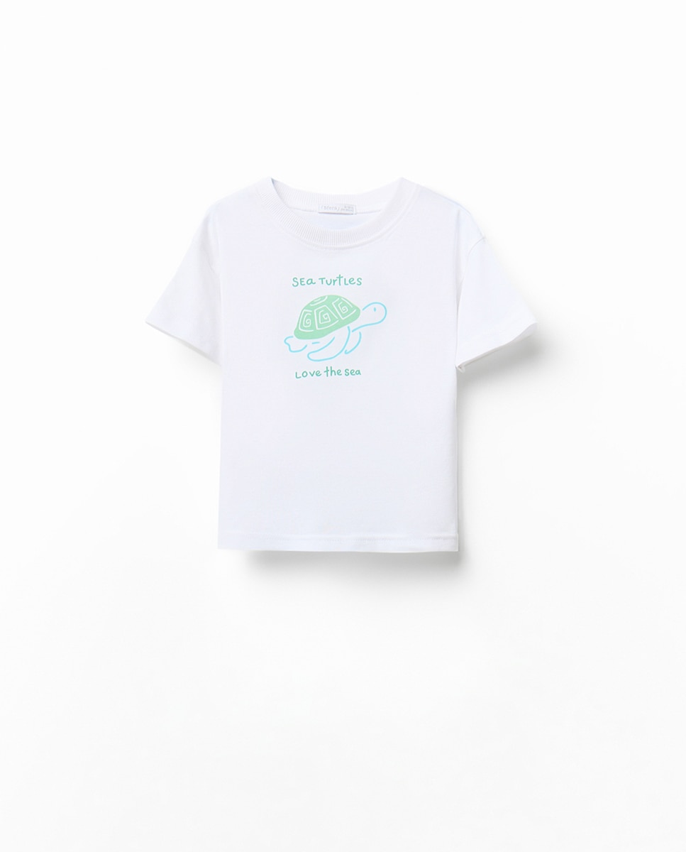 Conjunto com Estampado de Tartaruga Sfera Verde-2