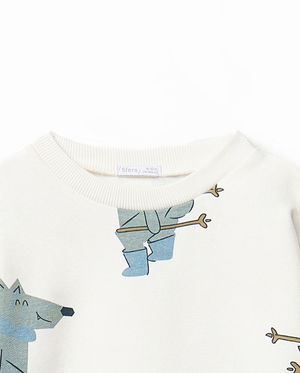 Conjunto estampado perro - Sfera - Azul marino Azul marino-3