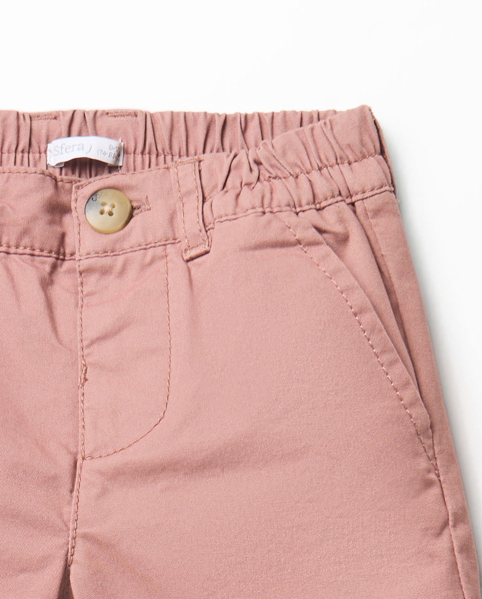 Bermudas Chino Bordeaux-2