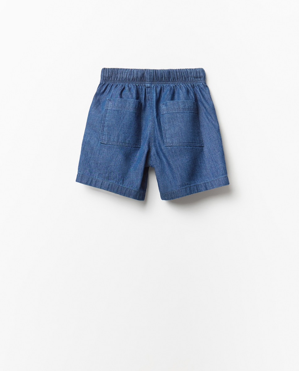 Bermudas de Ganga Confort Sfera Azul-médio-6
