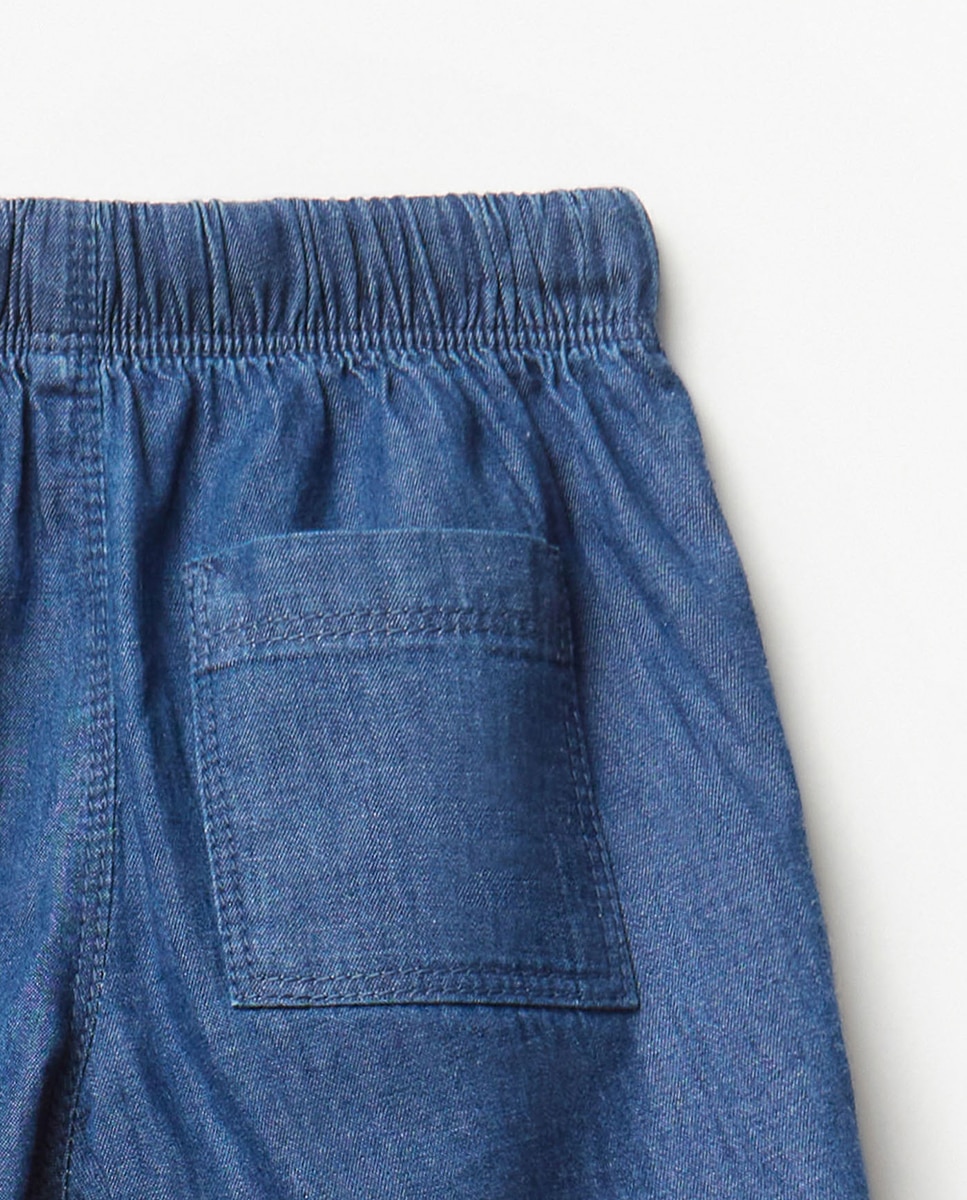 Bermudas de Ganga Confort Sfera Azul-médio-7