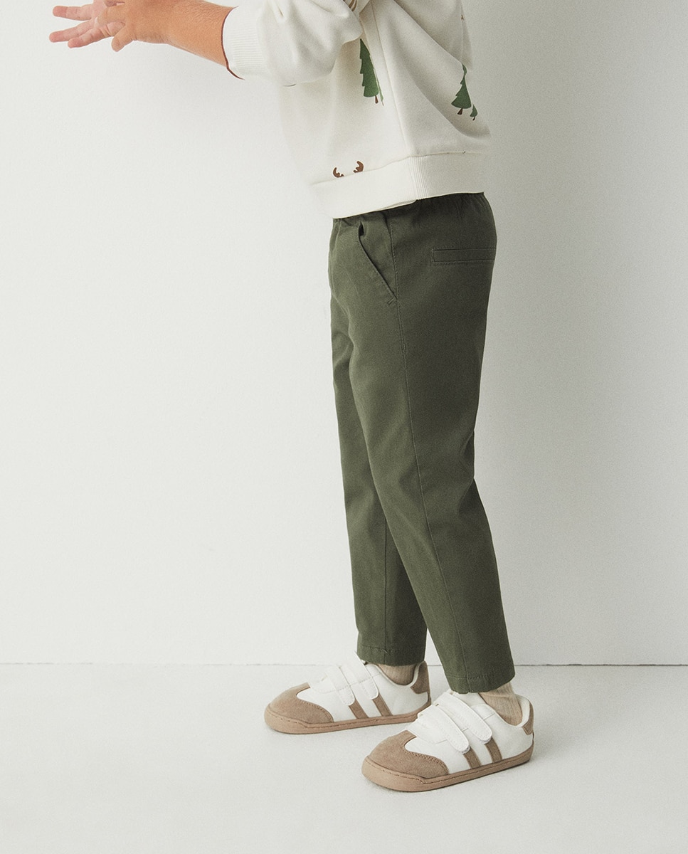 Pantalón chino confort - Sfera - 520 Kaki 520 Kaki-2