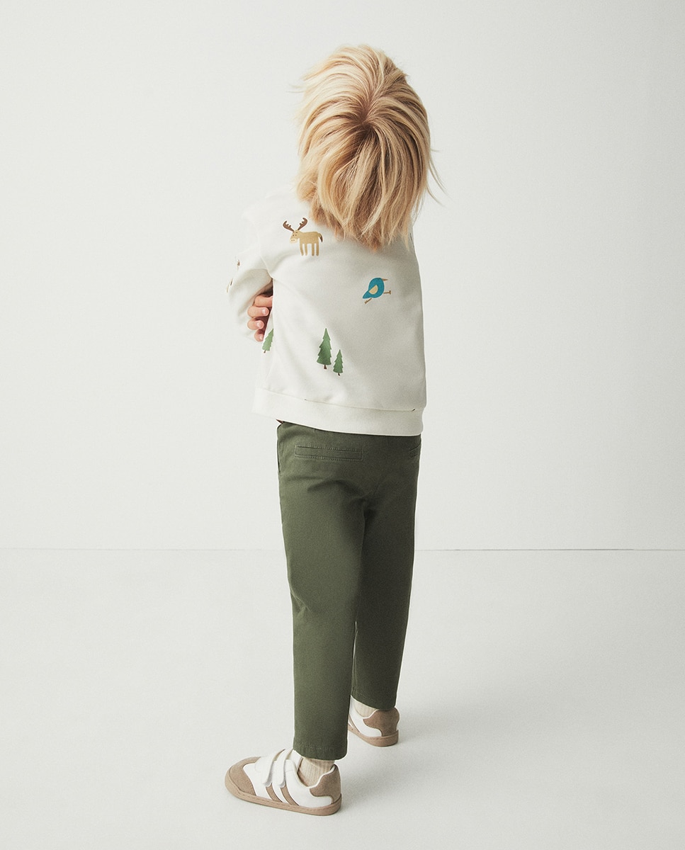 Pantalón chino confort - Sfera - 520 Kaki 520 Kaki-3