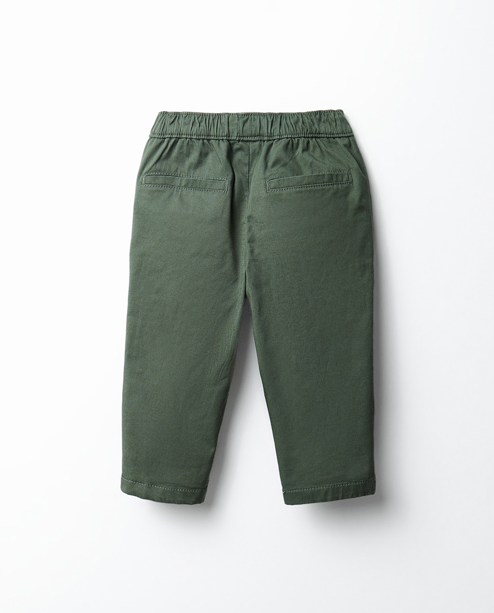 Calças Chino Confort Sfera 520 Caqui-3