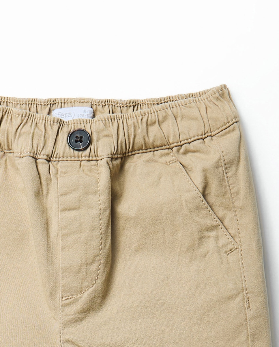 Calças Chino Confort Sfera 730 Camel-2