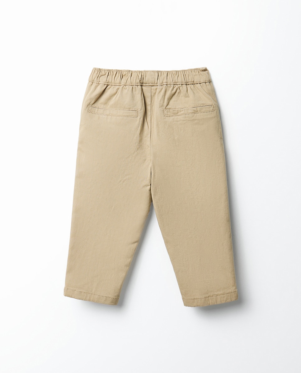 Calças Chino Confort Sfera 730 Camel-3