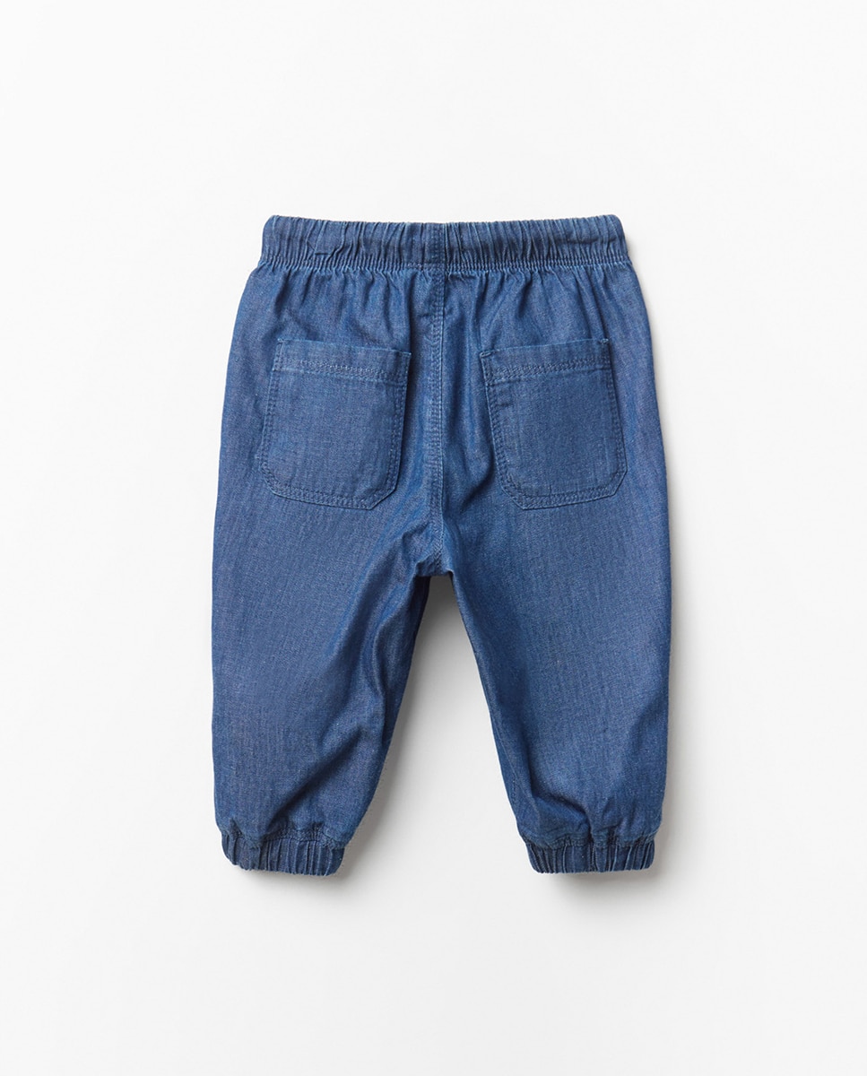 Jeans Confort Sfera Azul-médio-5