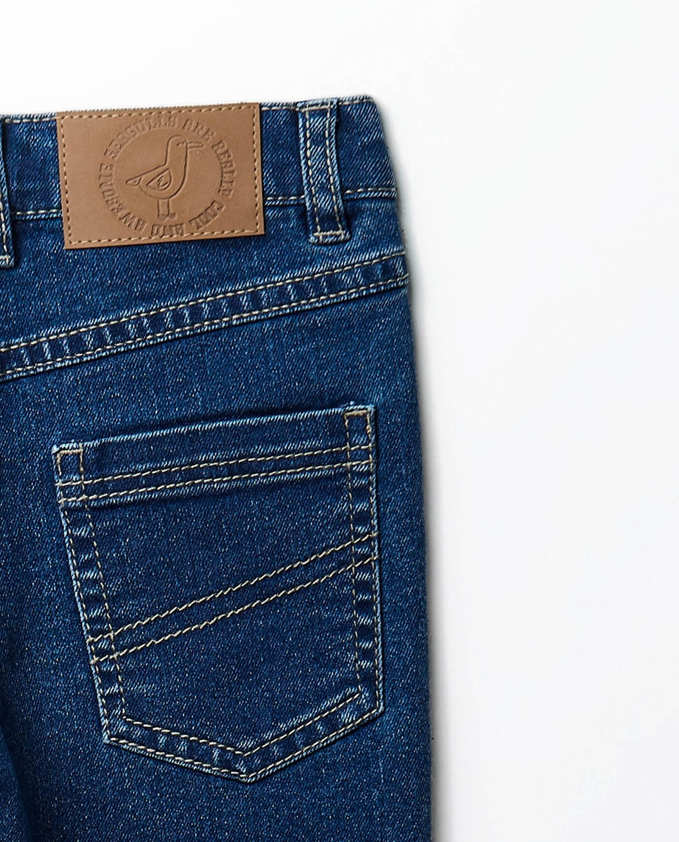 Jeans de 5 Bolsos Sfera Azul pálido-2