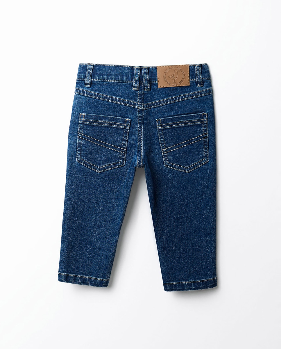 Jeans de 5 Bolsos Sfera Azul pálido-3