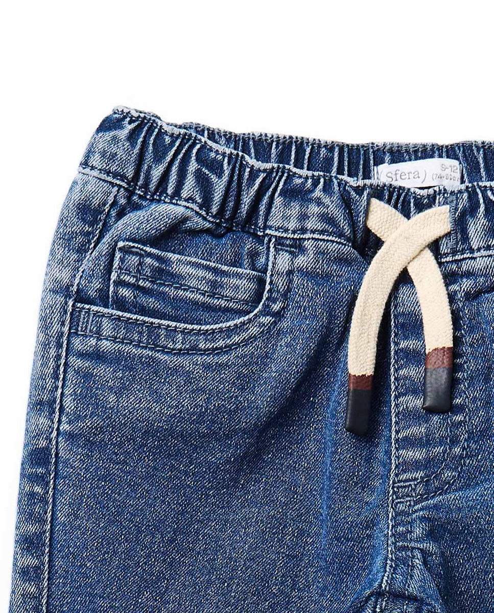 Jeans Jogger Confort Sfera Cerúleo-2