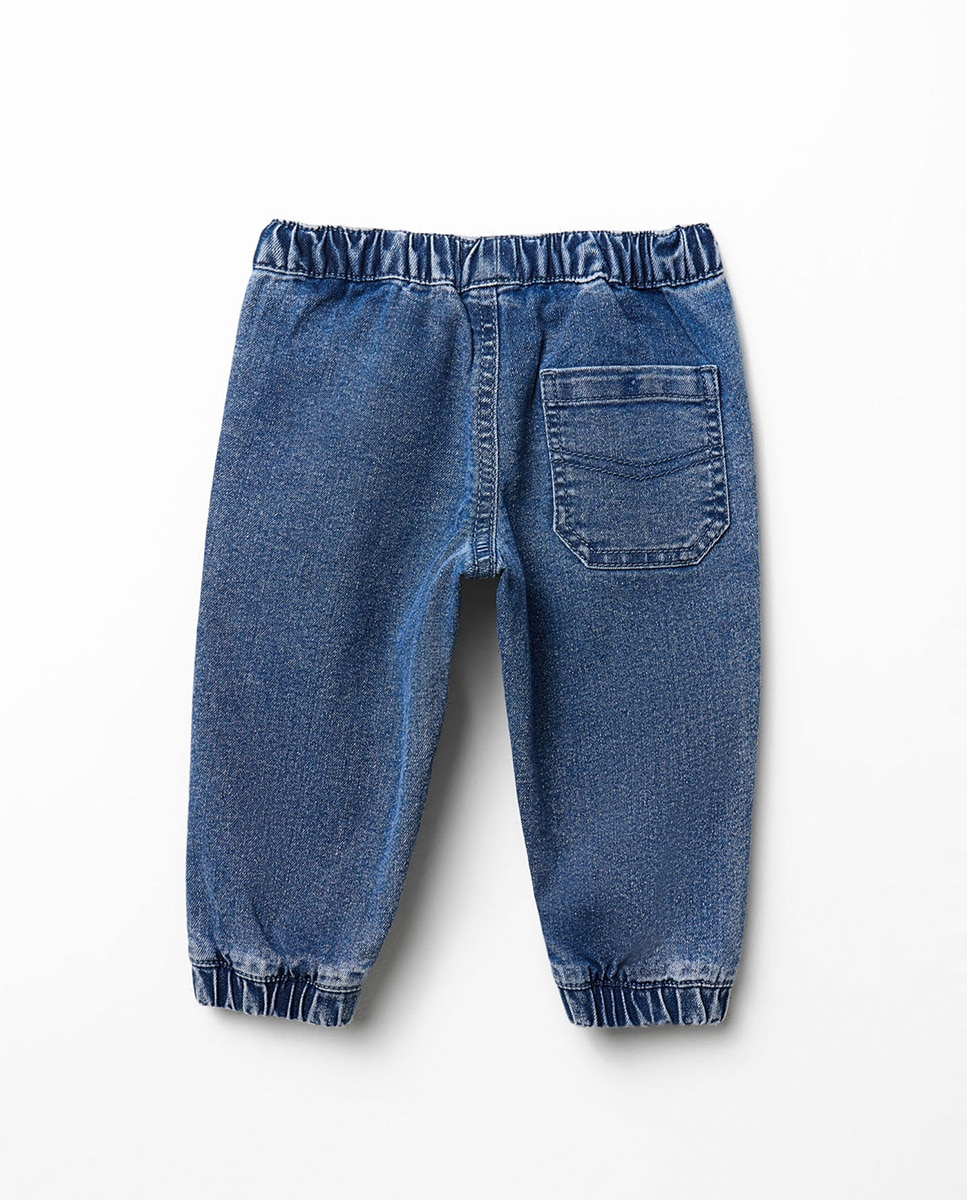 Jeans Jogger Confort Sfera Cerúleo-5