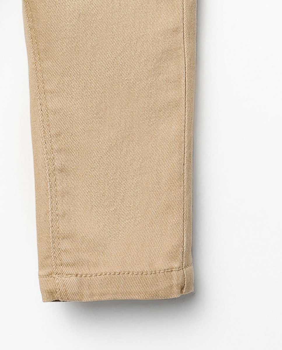 Jeans Coloridas com 5 Bolsos 730 Camel-3