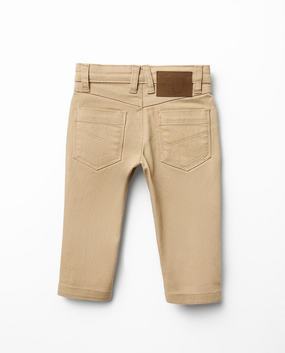 Jeans Coloridas com 5 Bolsos 730 Camel-4