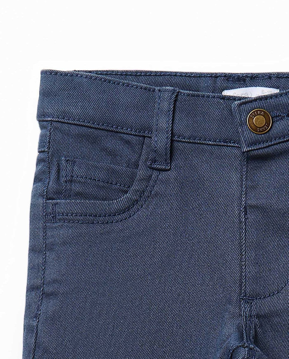 Jeans Coloridas com 5 Bolsos Sfera 440 Azulão-2