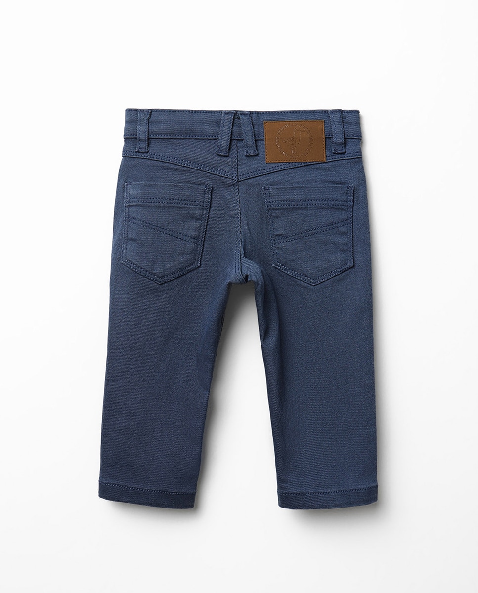 Jeans Coloridas com 5 Bolsos Sfera 440 Azulão-5