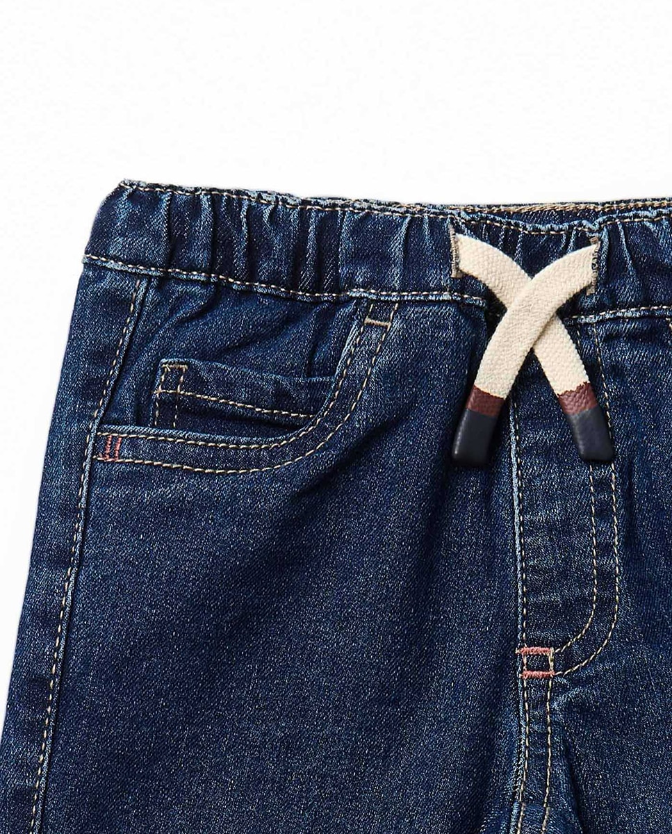 Jeans Jogger Confort Sfera Azul pálido-2