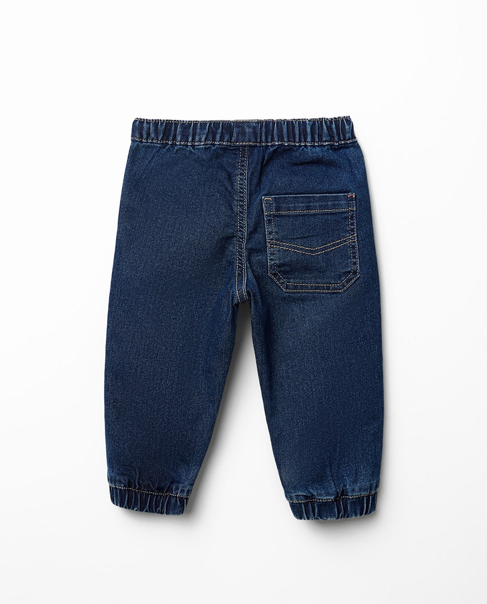 Jeans Jogger Confort Sfera Azul pálido-5