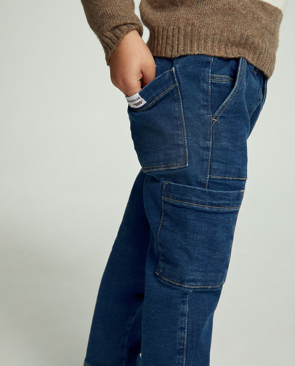 Imagen 2 de Denim cargo warm - Sfera - Azul pálido Azul pálido