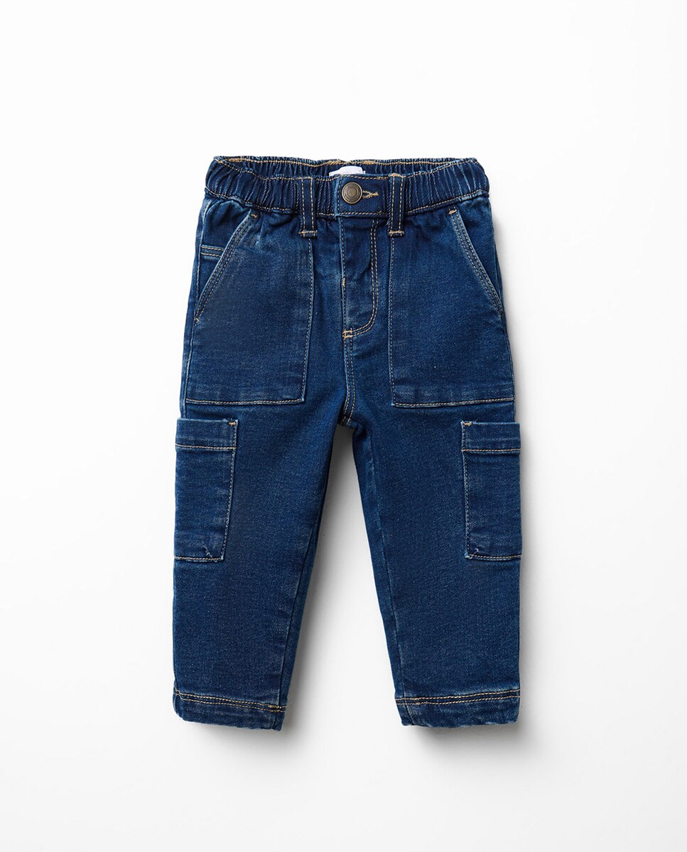 Imagem 0 de Jeans Cargo Warm