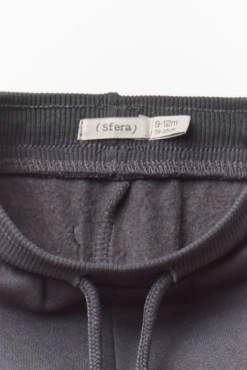 Joggers de Felpa Cinzento-escuro-3