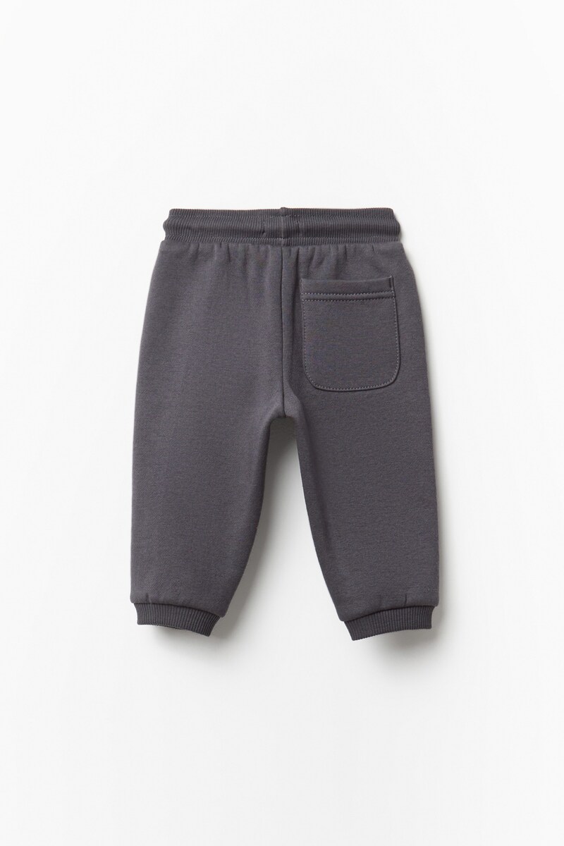 Joggers de Felpa Cinzento-escuro-5