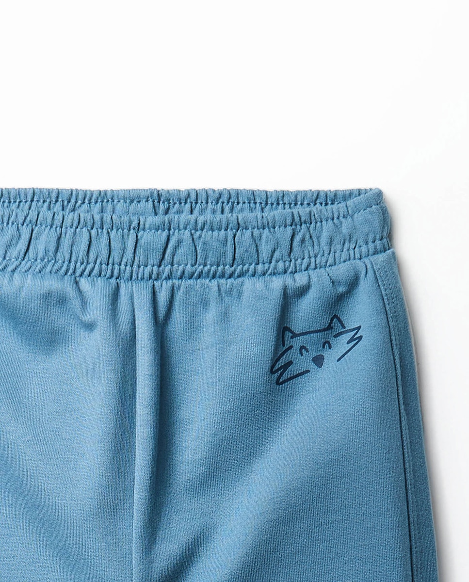 Joggers Terry Básicas Sfera 400 Azul-2