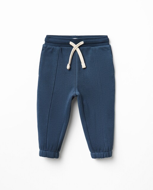 Imagen 0 de Pantalón jogger piqué liso bolsillos