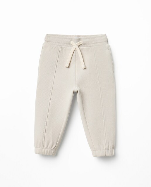 Imagen 0 de Pantalón jogger piqué liso bolsillos