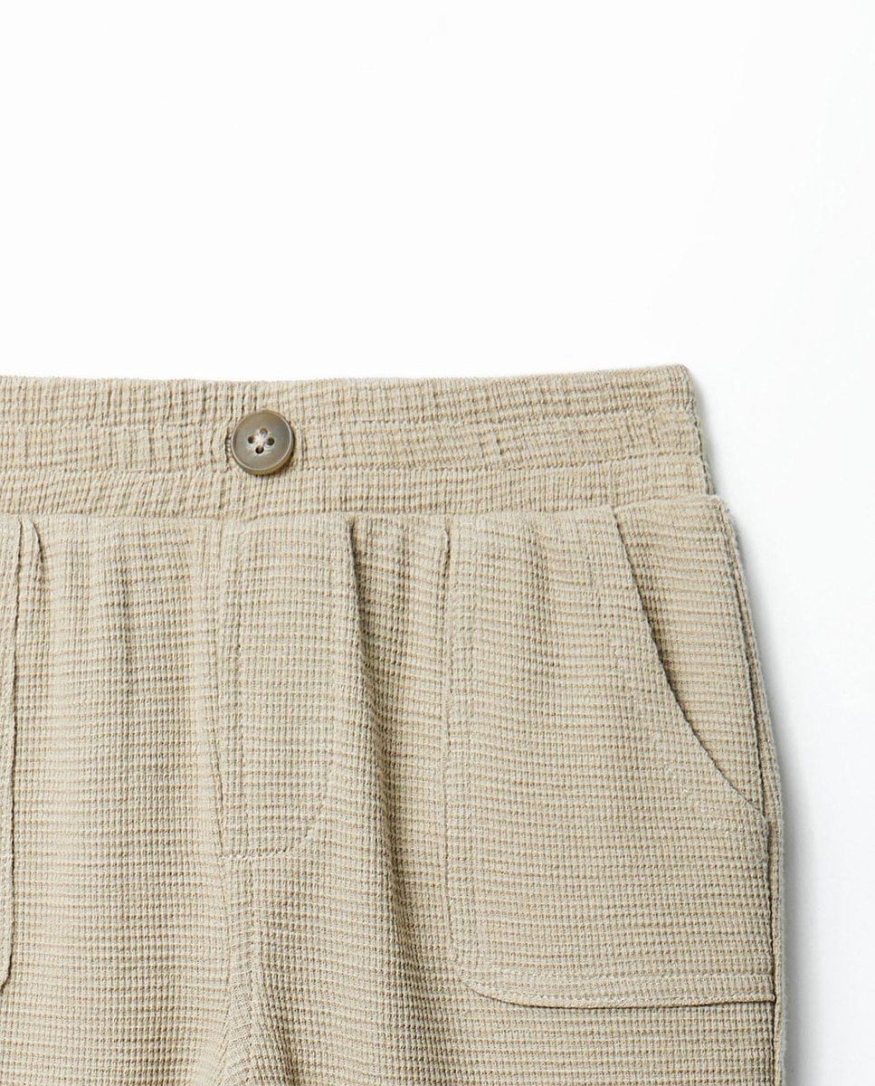 Joggers com Xadrez Sfera Torrado-2