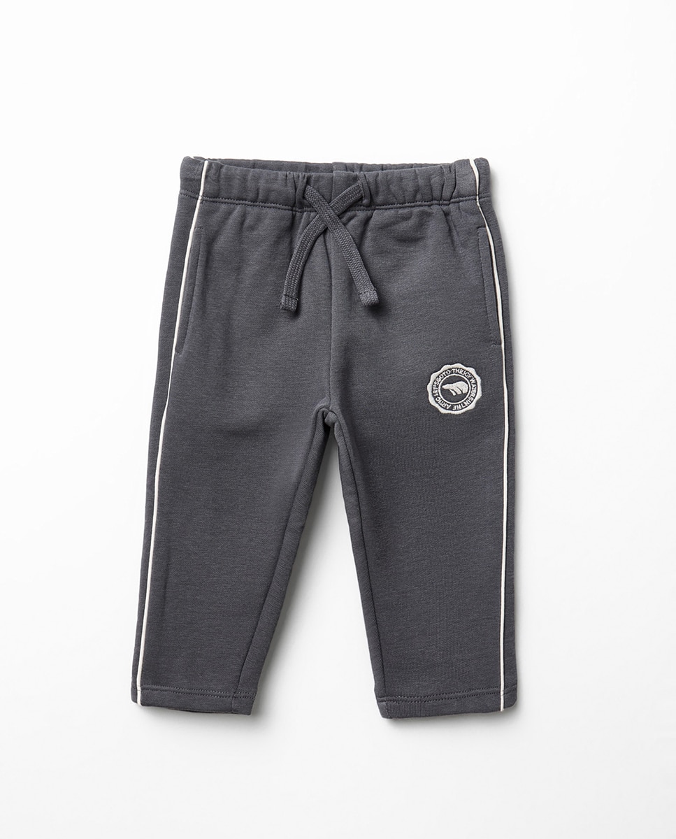 Imagem 0 de Joggers com Nervura em Contraste Later