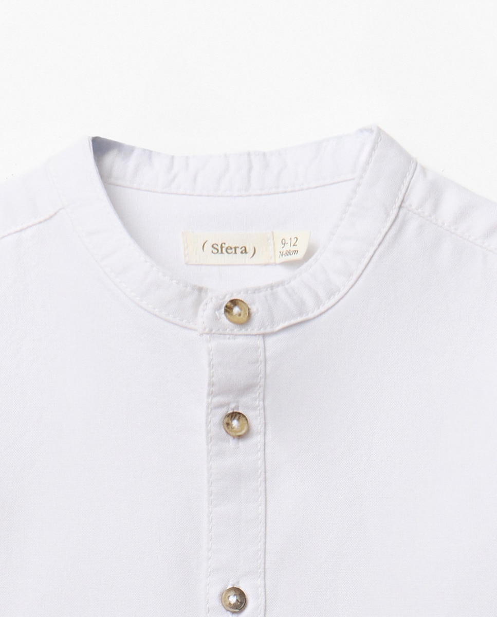 Camisa oxford lisa - Sfera - Blanco roto Blanco roto-2