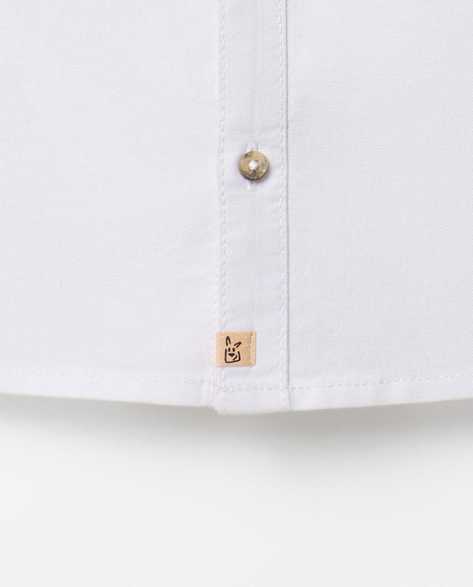 Camisa oxford lisa - Sfera - Blanco roto Blanco roto-3