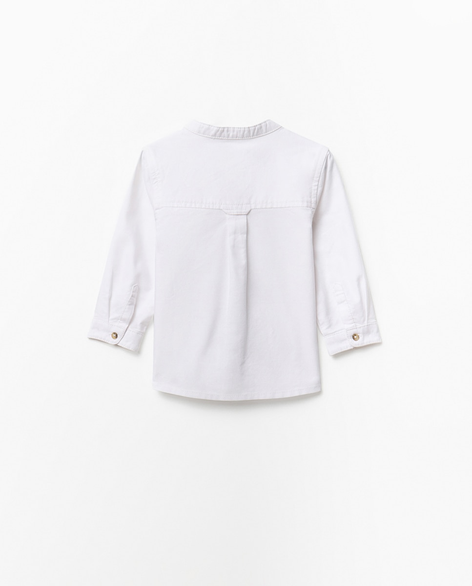 Camisa oxford lisa - Sfera - Blanco roto Blanco roto-5