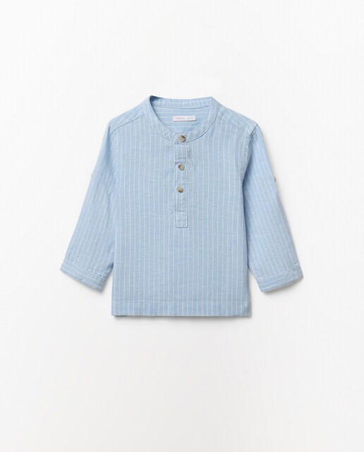 Imagen 0 de Camisa lino rayas