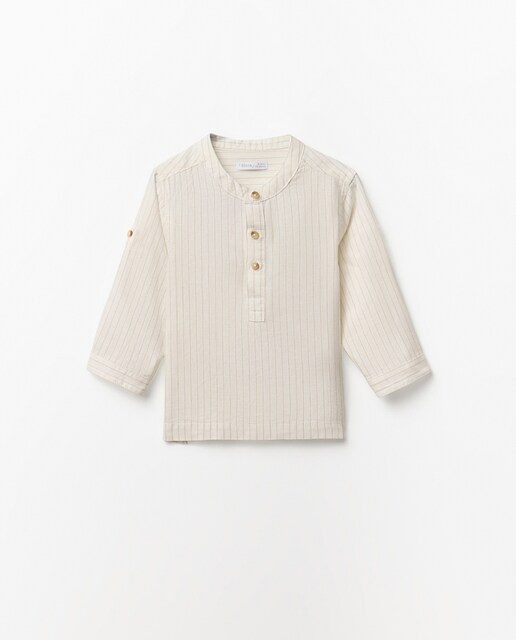 Imagen 0 de Camisa lino rayas