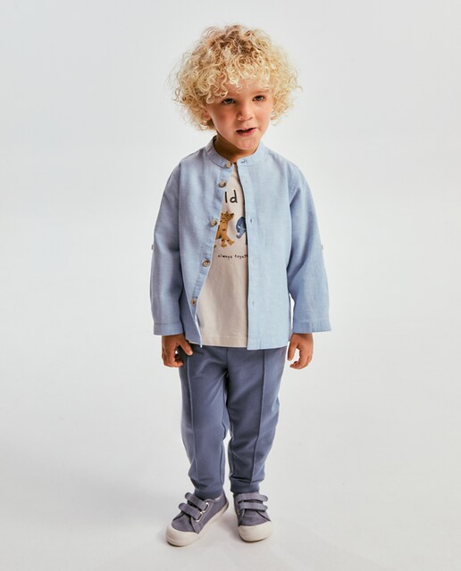 Imagem 0 de Camisa Lisa de Linho