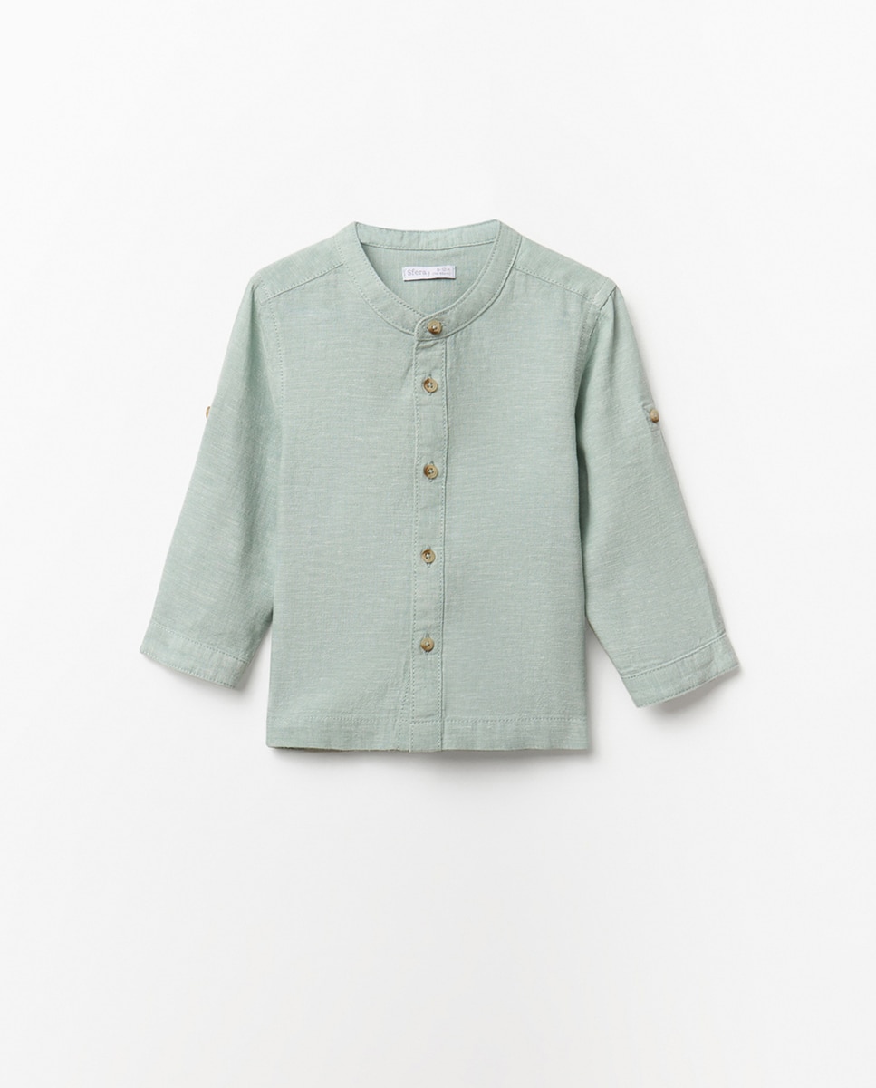 Imagem 0 de Camisa Lisa de Linho