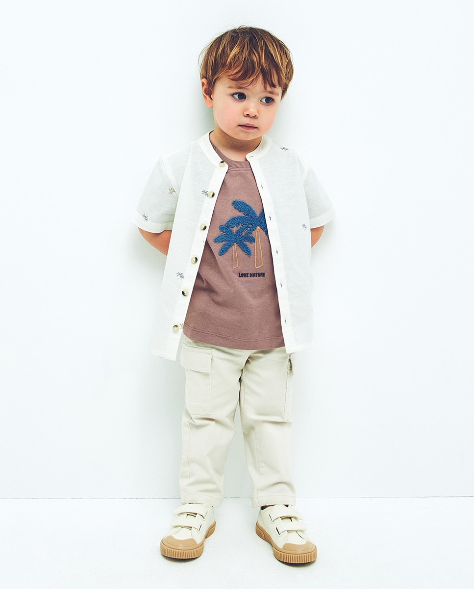 Camisa estampada Branco-marfim-2