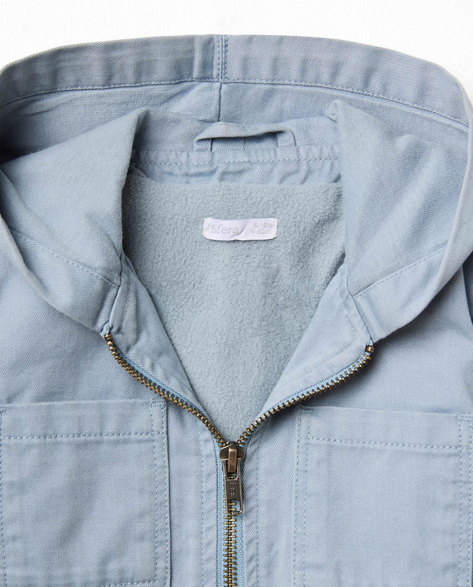 Sobrecamisa de Sarja 400 Azul-6