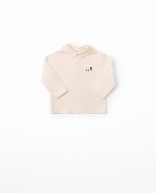 Imagem 0 de T-shirt com Gola Bebé