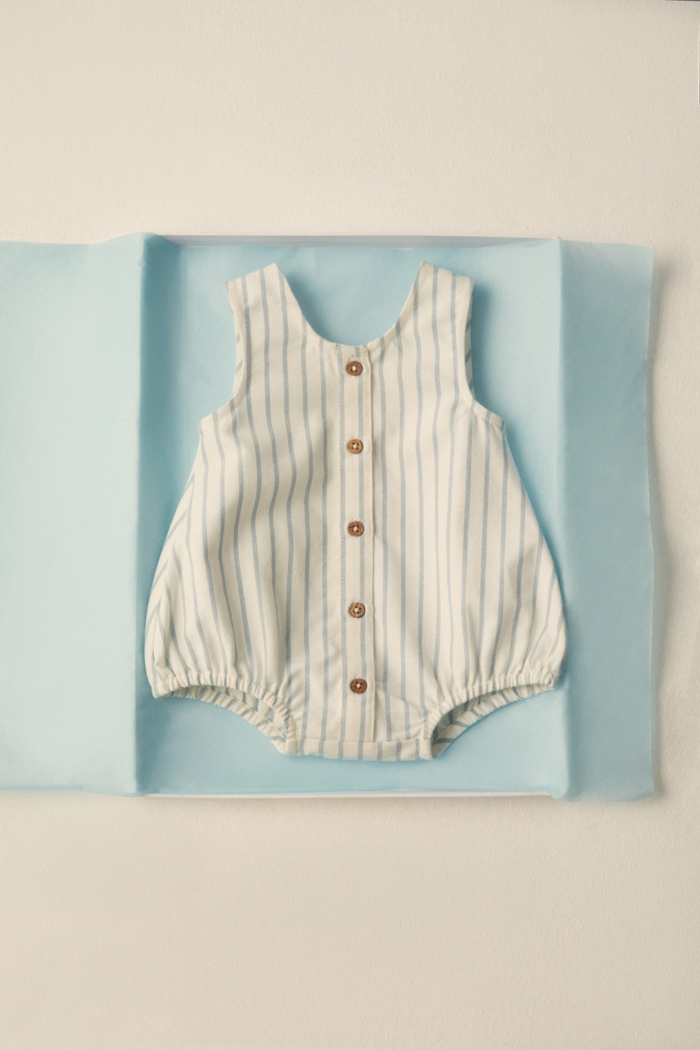 Imagem 0 de Babygrow de Algodão às Riscas