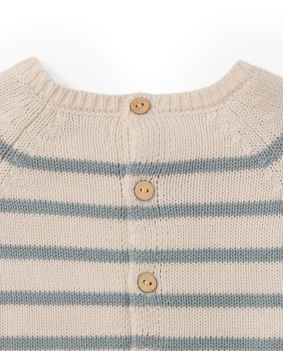 Camisola de Malha de Algodão Sfera Cru-5
