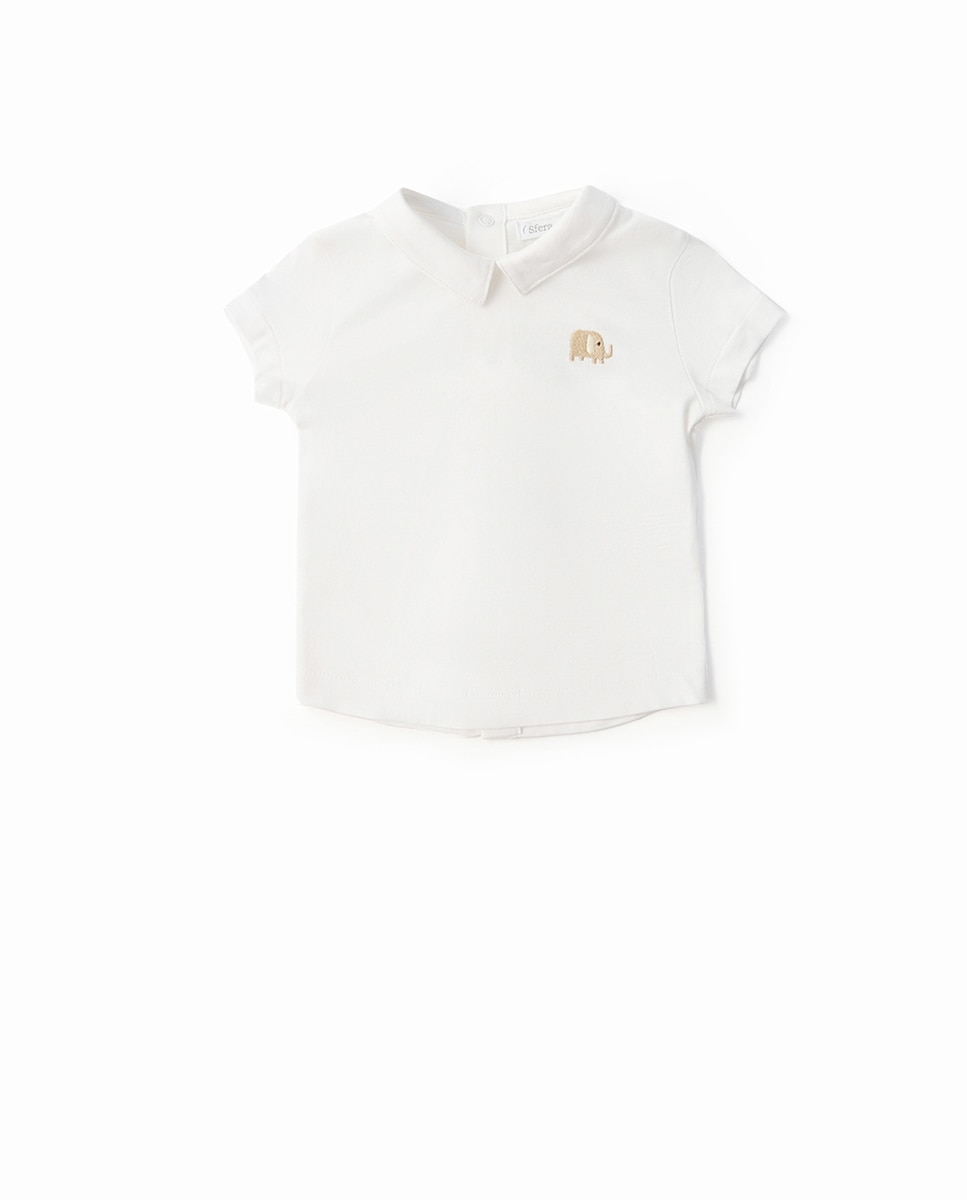 Imagem 0 de T-shirt com Colarinho de Polo