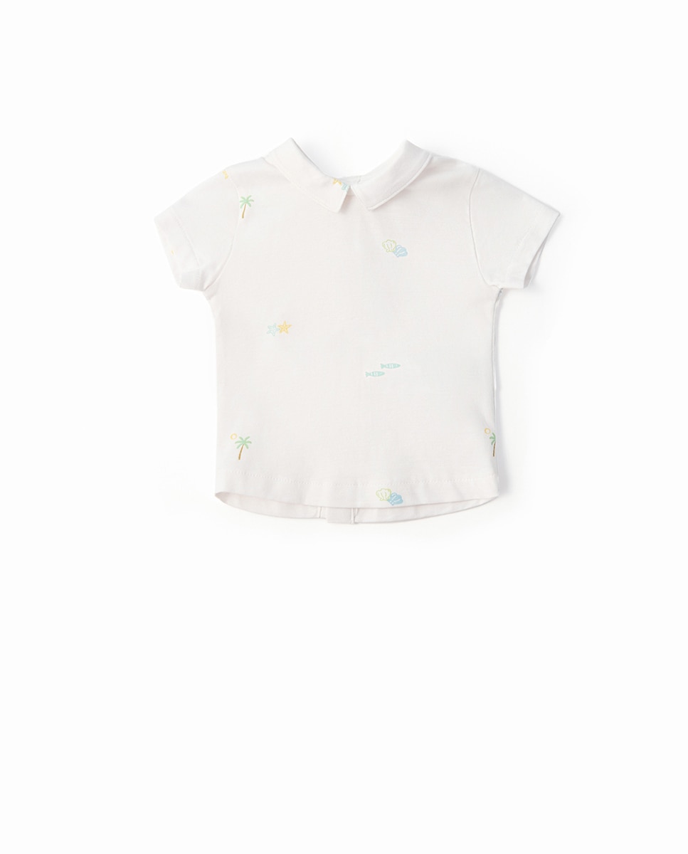 Imagem 0 de T-shirt com Colarinho de Polo