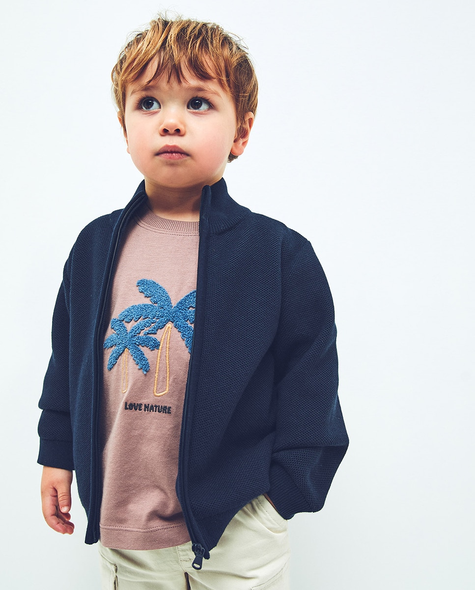 Imagem 0 de Cardigan com Fecho de Correr