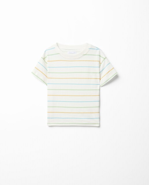 Imagen 0 de Camiseta rayas tricolor