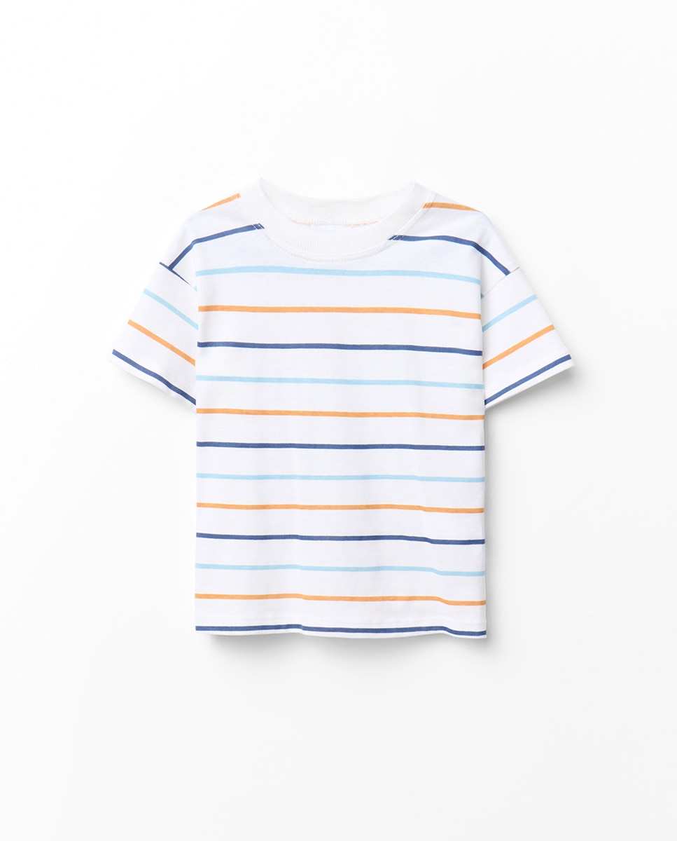 Imagen 0 de Camiseta rayas tricolor