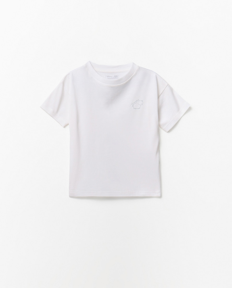 T-shirt Lisa Básica Branco-1