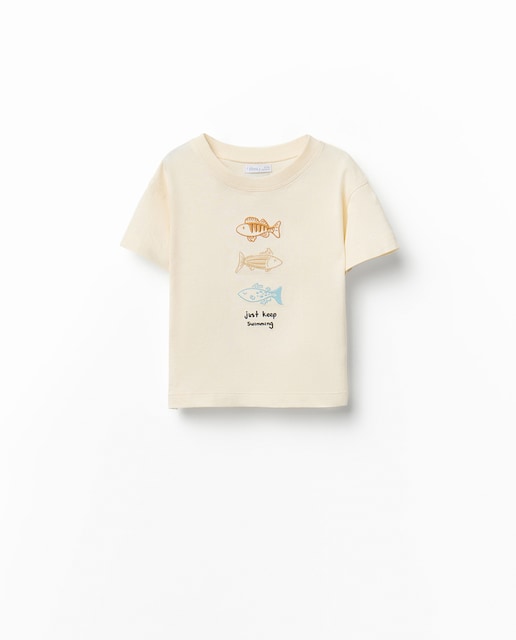 Imagen 0 de Camiseta peces bordado